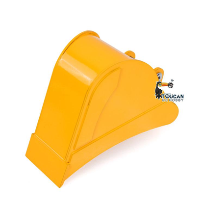 1/12 RC Hydraulic Excavator Metal Trapezoidal Bucket Narrow Toothless Toothed Grille Rake Attachment for 323GX Digger Construction Vehicle
