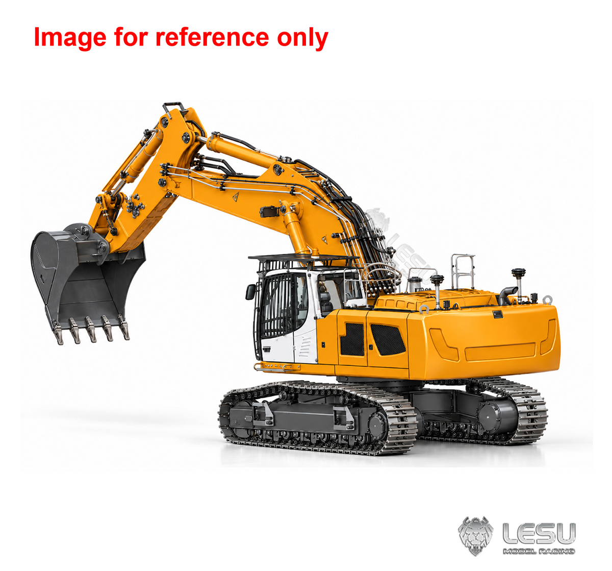 LESU LR956 1/14 Metal 2Arms RC Hydraulic Drive Excavator B0029 Dual Pumps KIT/PNP/RTR with 9CH Valve Light System Electronic Display Screen