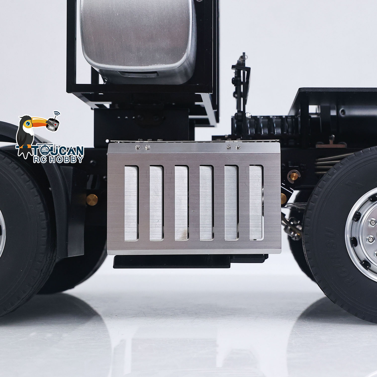 TOUCAN RC HOBBY LESU Metal RC Assembled Heavy-duty Chassis for 1/14 Scale 1851 3363 Tractor Truck 3 Speed Transmission Highline Equipment Rack Truck UpgradeParts