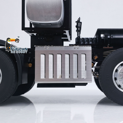 TOUCAN RC HOBBY LESU Metal RC Assembled Heavy-duty Chassis for 1/14 Scale 1851 3363 Tractor Truck 3 Speed Transmission Highline Equipment Rack Truck UpgradeParts