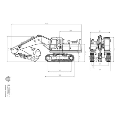 LESU 1:14 PC360 RC Hydraulic Excavator