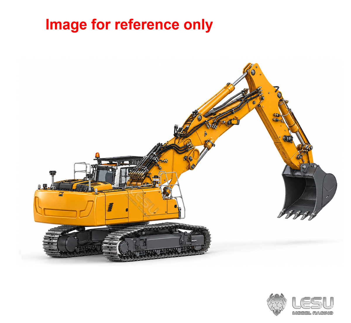 LESU Aoue LR956 1/14 Metal 3 Arms RC Hydraulic Excavator B0030 Dual Pumps Digger KIT/PNP/RTR Model with 10CH Valve Light System
