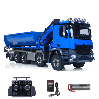10x10 1/14 RC Hydraulikkran LKW Volldumper RTR XRLite Radio