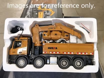 Second Hand CA Stock HUINA 1538 1/14 RC Timber Grab Truck Dumper Remote Control Model Toy Vehicles 2.4G Radio Battery