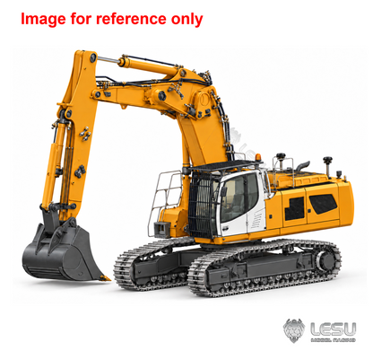 LESU Aoue LR956 1/14 Metal 3 Arms RC Hydraulic Excavator B0030 Dual Pumps Digger KIT/PNP/RTR Model with 10CH Valve Light System