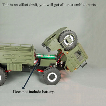 CROSSRC 6x6 1/12 3Axles MC6A RC Off Road Military Truck KIT