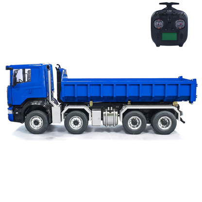 1/14 8x8 PNP RC Hydraulic Roll On/Off Dumper Truck G88 With Metal Bucket
