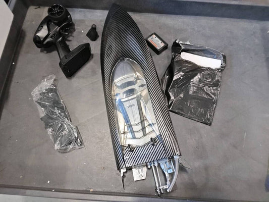 Second Hand CA Stock Udi RC UDI022 High Speed 2.4G 4CH Remote Control Boat Electric Ship Model 1800KV Brushless Motor 100A ESC 11.1V Battery Radio