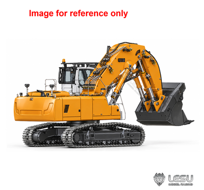 LESU LR956 1/14 Metal RC Hydraulic Front Shovel Excavator B0031 Dual Pumps KIT/PNP/RTR Digger with 7CH Valve Light System Simulated GPS
