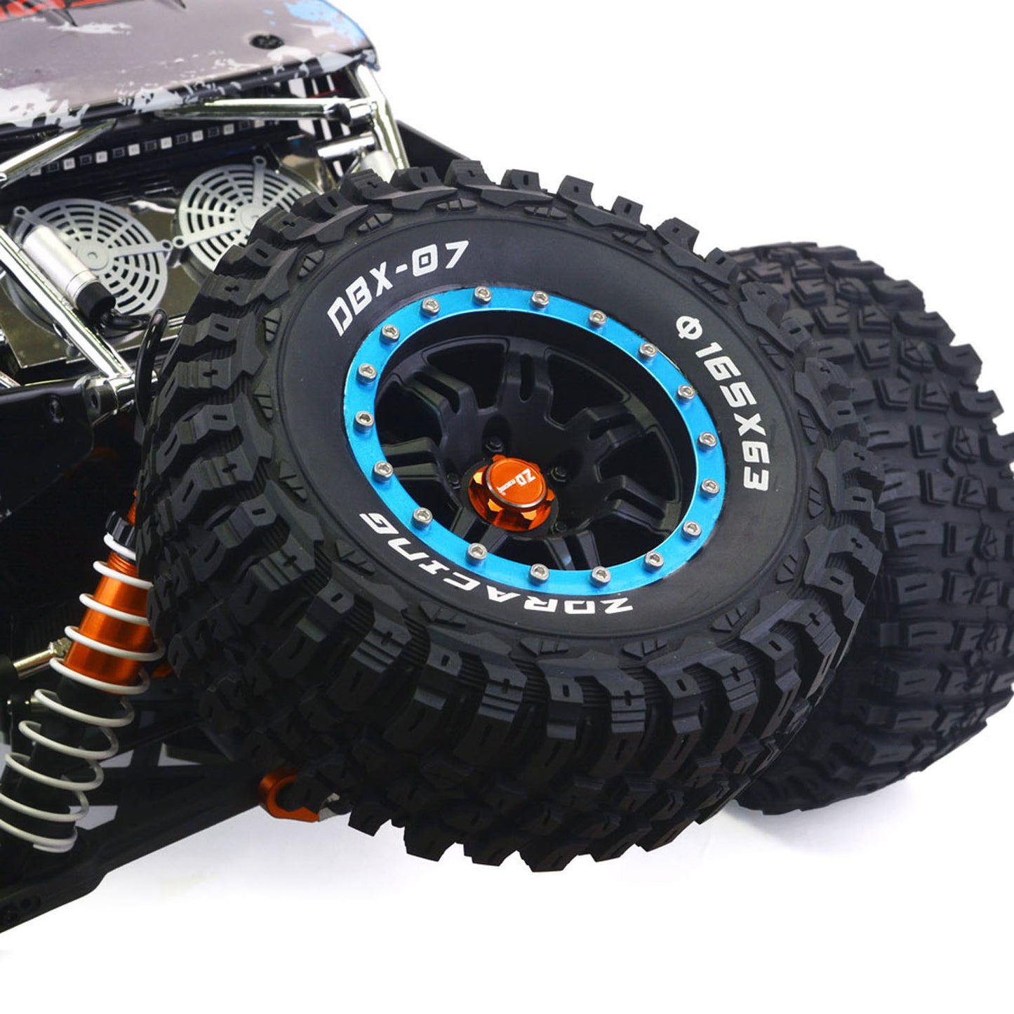 4MM Alloy Chassis ZD Racing 1/7 DBX-07 RC Off Road Car AWD Electric Remote Control Desert Buggy Metal Steering System RTR