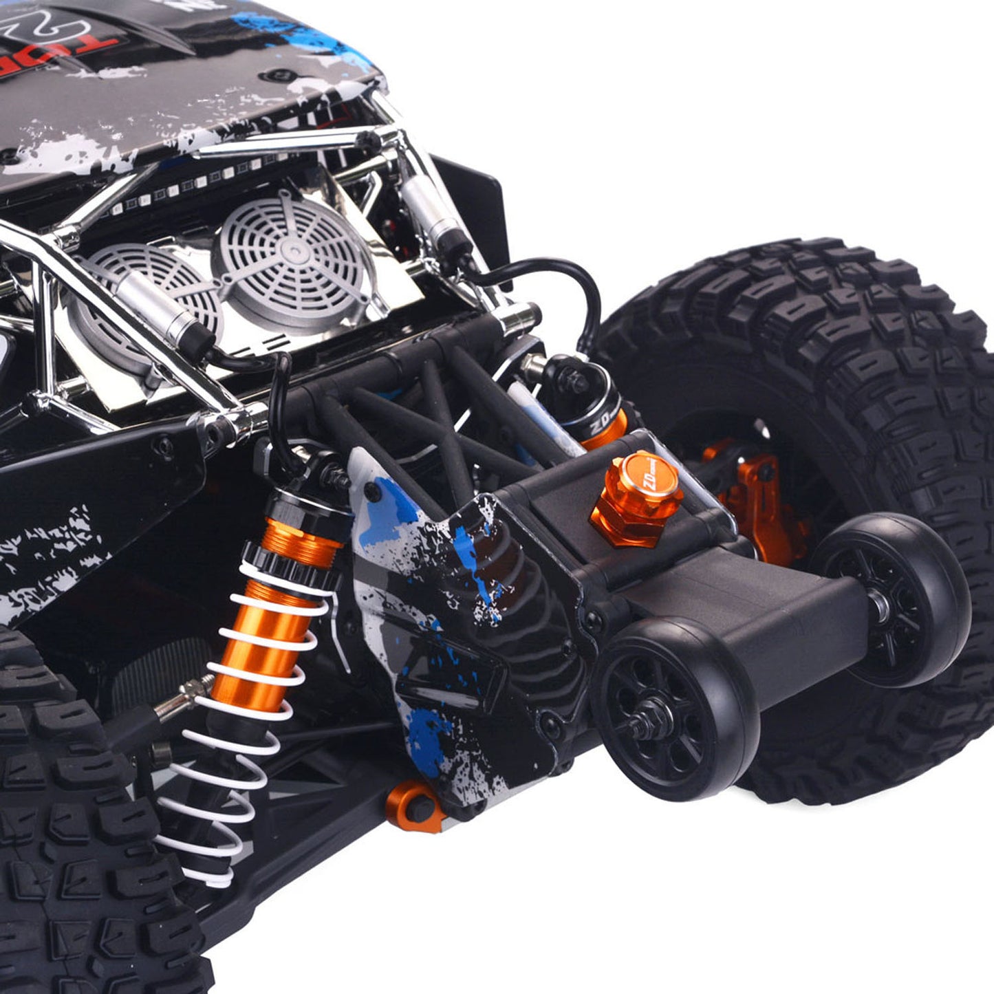 4MM Alloy Chassis ZD Racing 1/7 DBX-07 RC Off Road Car AWD Electric Remote Control Desert Buggy Metal Steering System RTR