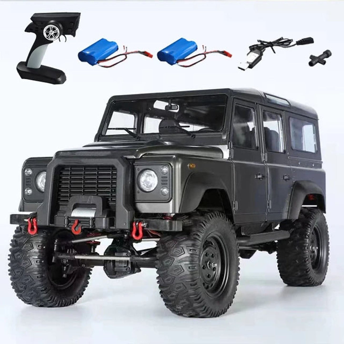 Voiture sur chenilles Double E 1/8 RC 4x4 E102-003 2.4G 4WD