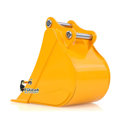 1/12 RC Hydraulic Excavator Metal Trapezoidal Bucket Narrow Toothless Toothed Grille Rake Attachment for 323GX Digger Construction Vehicle