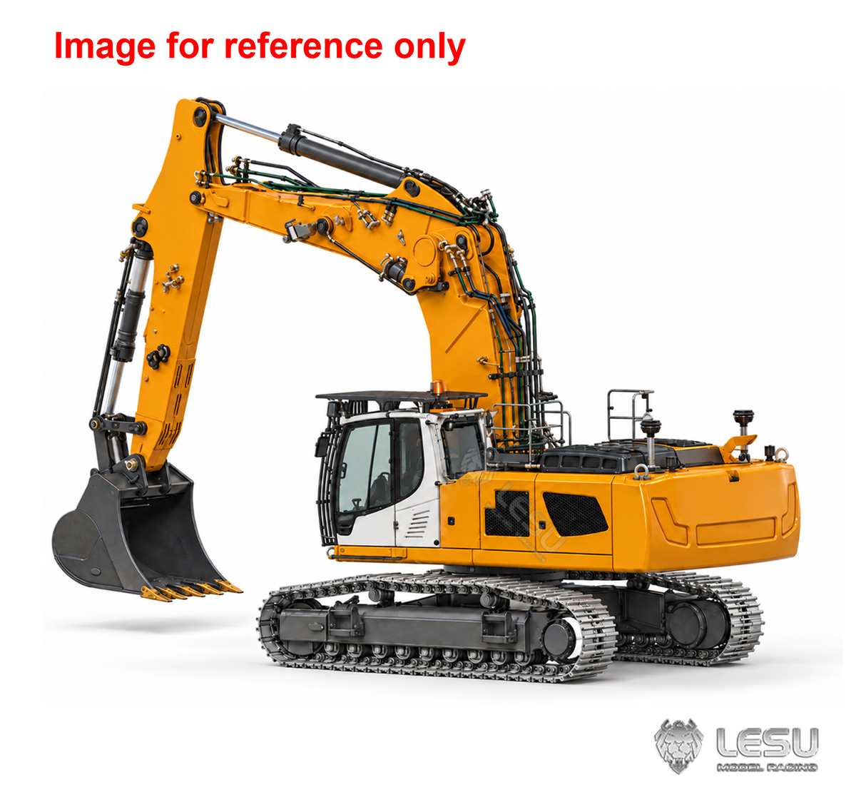 LESU Aoue LR956 1/14 Metal 3 Arms RC Hydraulic Excavator B0030 Dual Pumps Digger KIT/PNP/RTR Model with 10CH Valve Light System