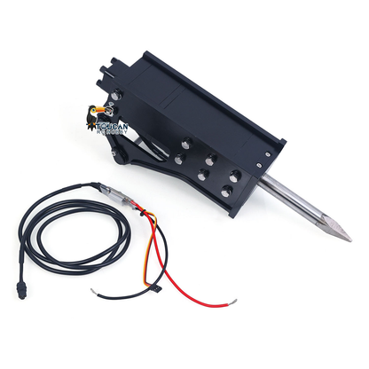 1/12 RC Hydraulic Excavator Attachments Metal Electric Hammer Hydraulic Shear Grille Bucket Rake Ripper Grading Bucket Set for C395 LR976 EC650