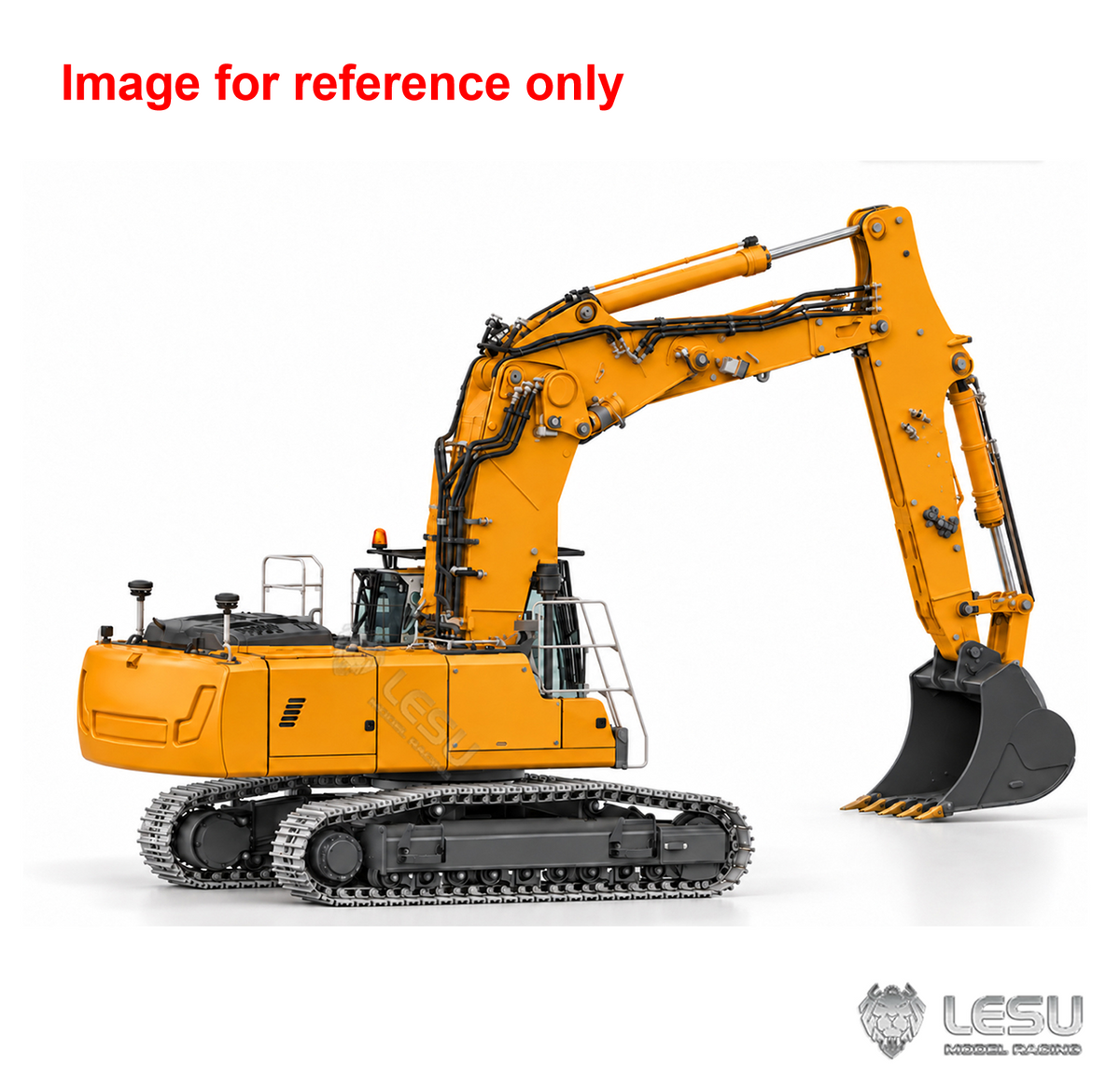 LESU Aoue LR956 1/14 Metal 3 Arms RC Hydraulic Excavator B0030 Dual Pumps Digger KIT/PNP/RTR Model with 10CH Valve Light System