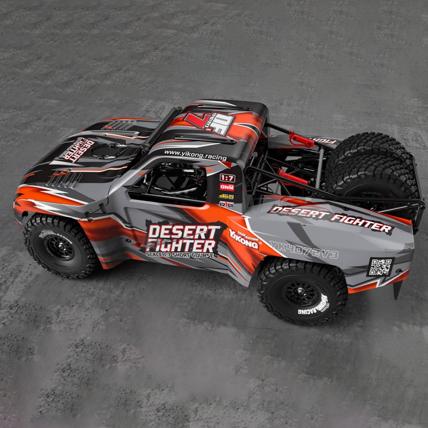 EN STOCK YIKONG DF7 V3 4WD 4x4 1/7 RC Desert Crawler Voiture tout-terrain RTR