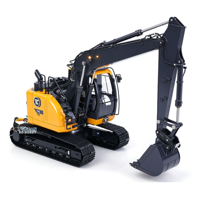 SFROG ZX135US LITE Metal Digger 1/14 RC Hydraulic Excavator 3CH Valve 3.5-4MPA Pump Manual Quick Coupler ST8 Radio Light Sound