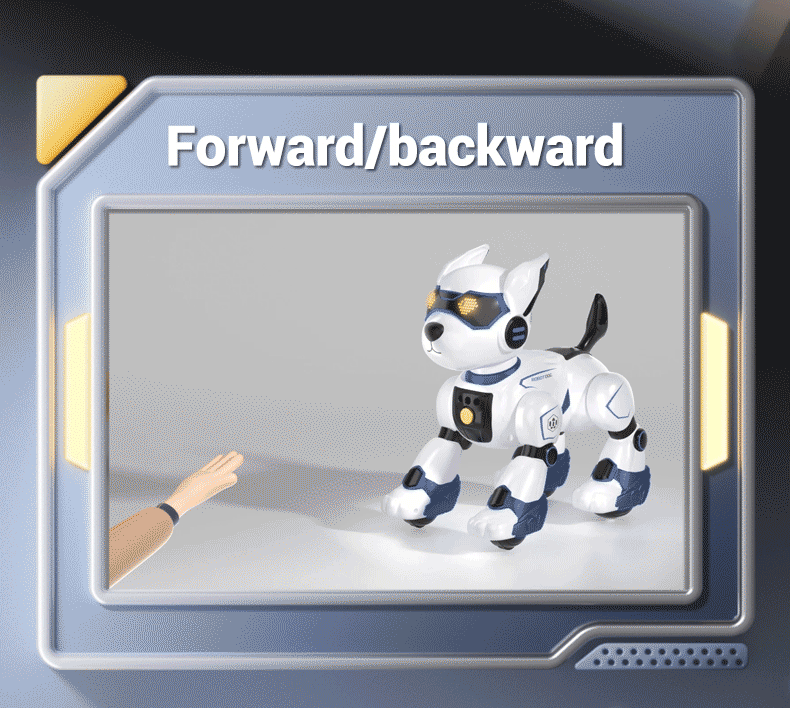 JJRC Interactive RC Robot Dog R27 with Voice Commands Remote Control Gesture Sensor Touch Function Multiple Actions Music Dance