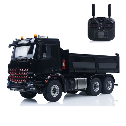 IN STOCK 6x6 1/14 RC Hydraulic Dump Truck 3348 2025 Tipper Metal Axles Gearbox Suspension Bucket Oil Tank Light Sound