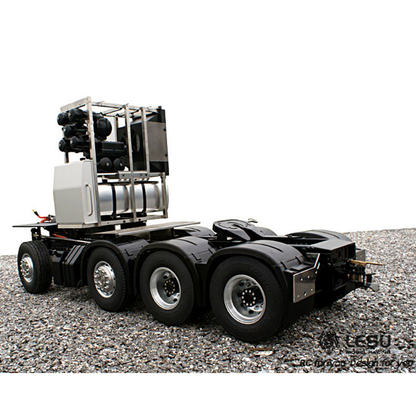 TOUCAN RC HOBBY LESU Metal RC Assembled Heavy-duty Chassis for 1/14 Scale 1851 3363 Tractor Truck 3 Speed Transmission Highline Equipment Rack Truck UpgradeParts