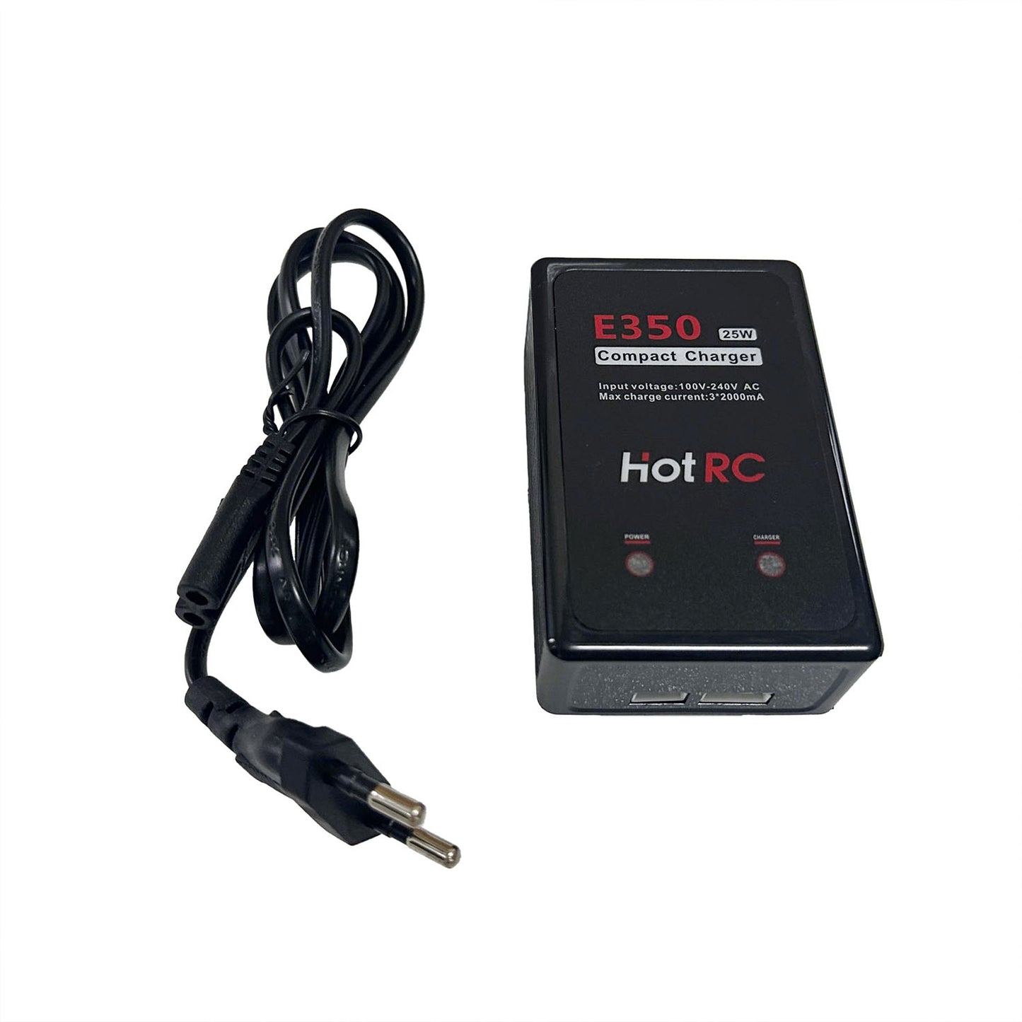 E350 7.4V 11.1V Li-po Battery Balance Fast Charger 2s 3s Cells 25W Accessories