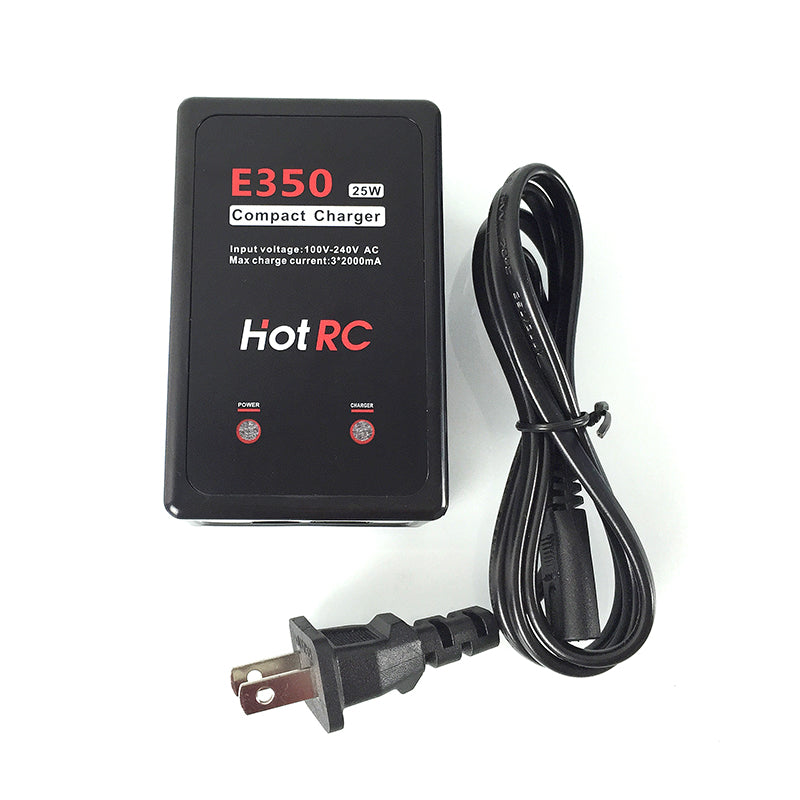 E350 7.4V 11.1V Li-po Battery Balance Fast Charger 2s 3s Cells 25W Accessories