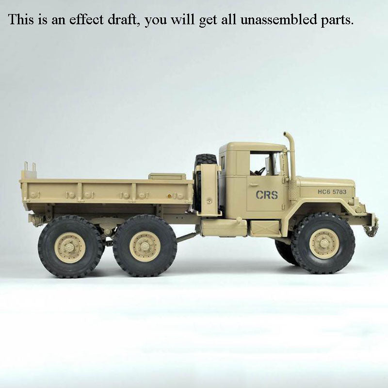 1/12 CROSSRC 6*6 HC6 RC Off Road Military Truck KIT