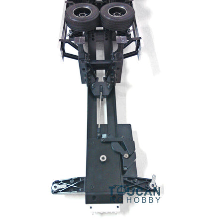 US STOCK TOUCAN 1/14 RC 40ft Container Chassis Semi Trailer Tractor Truck 3 Axles KIT Unpainted