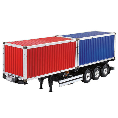 1/14 3 Achsen Metall 40ft Container Sattelauflieger für Sattelzugmaschine