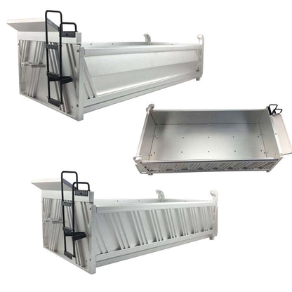 1/14 8*8 45CM 40CM Tipper Metal Bucket for Dumper Trailer Model