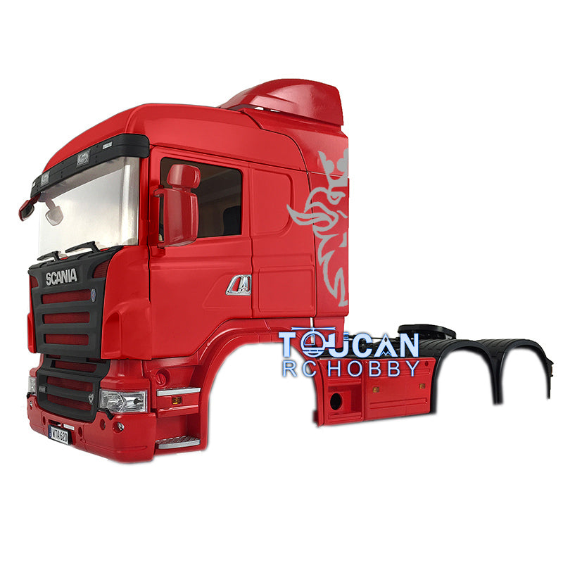 Midtop-Kabinenschale für 1/14 3-Achs-RC-Truck