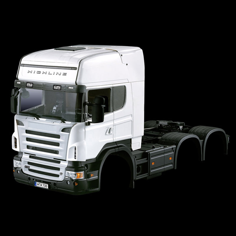 US Stock 1/14 TOUCAN RC 3Axle Highline Trailer Tractor Truck Car Shell Body 2C