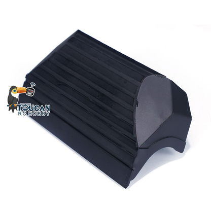 SFROG Metal GPS Bucket Tracks Rubber Pads Fork Ripper for 1/14 RC Hydraulic Excavator ZX135US Digger Upgraded Parts for Construction Vehicle Enthusiast