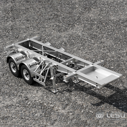 TOUCAN RC HOBBY LESU 40ft 20ft Metal Trailer Chassis for 1/14 Radio Controlled Tractor Container Truck RC Cars Model