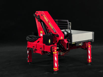 1/14 U535 4X4 RC Crawler Truck Metal Off-Road Vehicle Hydraulic Crane Cargo Bed 2-Speed Gearbox Diff Lock LED Light Sound System