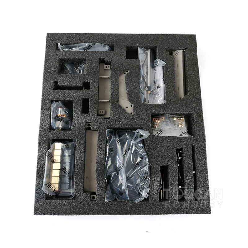 LESU 1/14 RC Hydraulische Lkw Kran Öl Pumpe Dumper