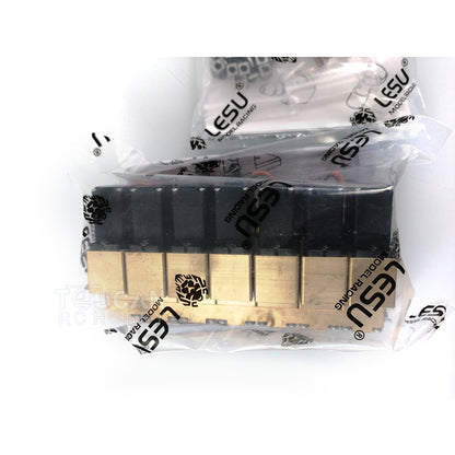 IN STOCK LESU 1/14 RC Hydraulic Truck Crane Oil Pump Dumper