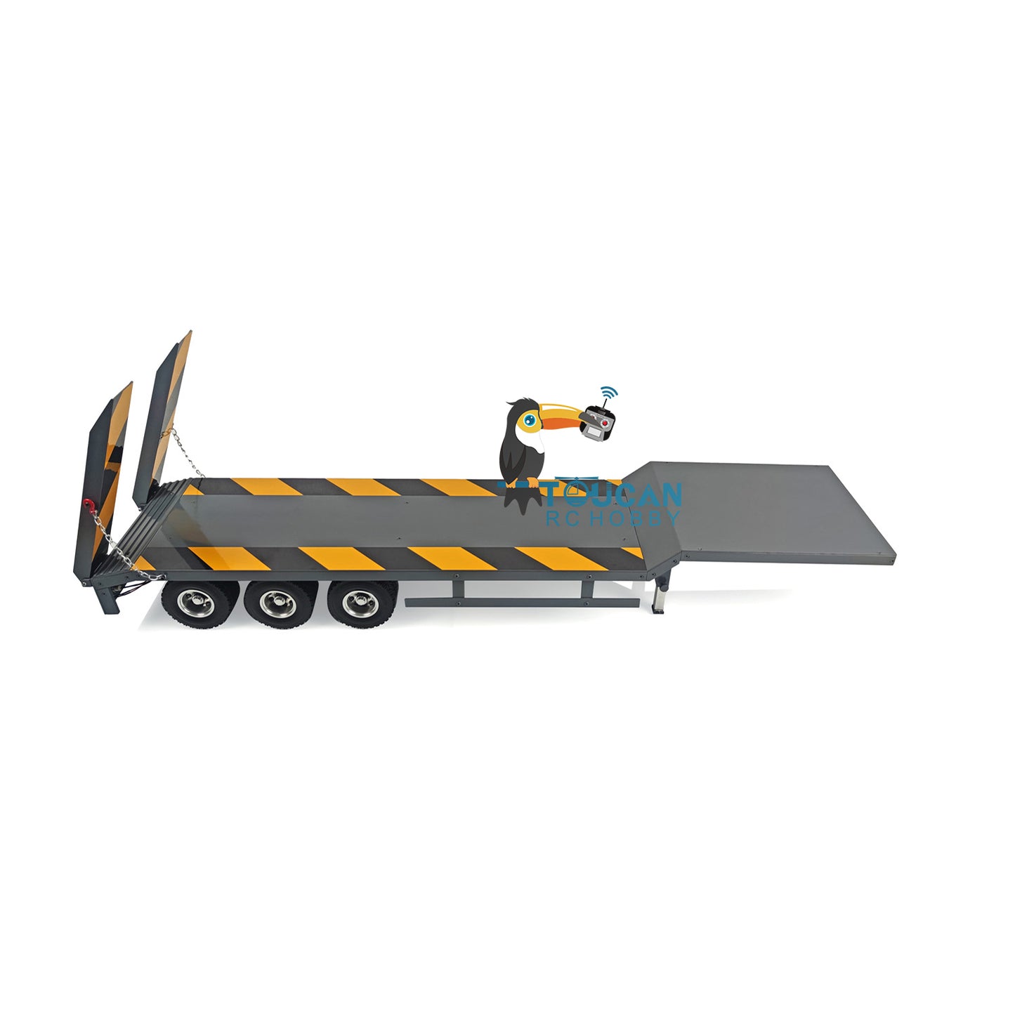 1/14 Metal Heavy CNC 3Axle Trailer