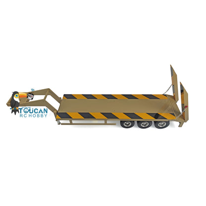 1/12 Metal Heavy 3Axle Trailer Yellow