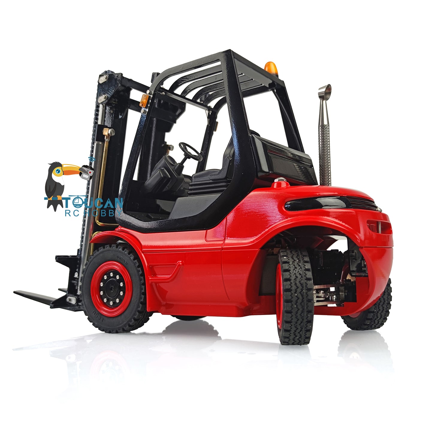 LESU Metal 1/14 Aoue Unassembled Hydraulic Forklift A0002 With RC System