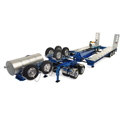 US STOCK JDMODEL 1.5M Metal Drake Trailer for 1/14 TAMIYA Tractor Truck