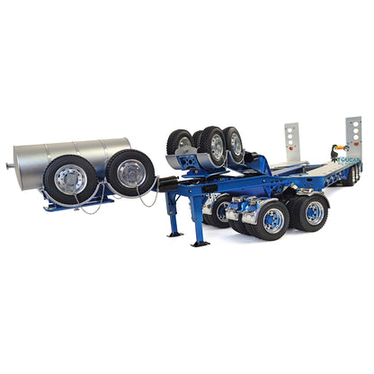 US STOCK JDMODEL 1.5M Metal Drake Trailer for 1/14 TAMIYA Tractor Truck