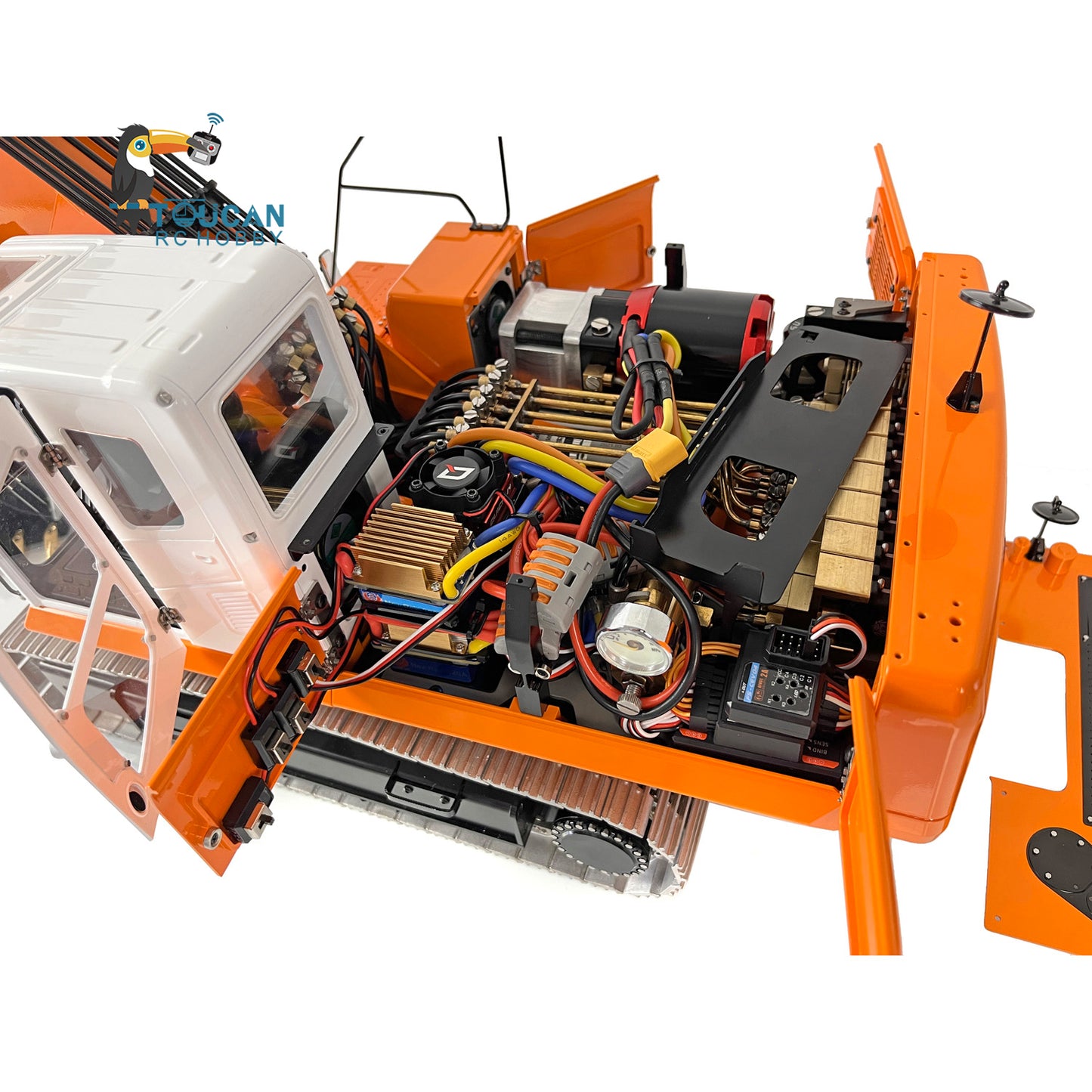 LESU 1/14 RTR PC360 Painted Assembled Metal RC Hydraulic Excavator B0002 With PL18EV Lite Transmitter