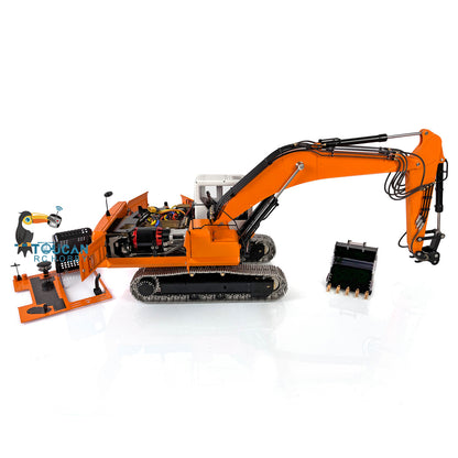 LESU 1/14 RTR PC360 Painted Assembled Metal RC Hydraulic Excavator B0002 With PL18EV Lite Transmitter