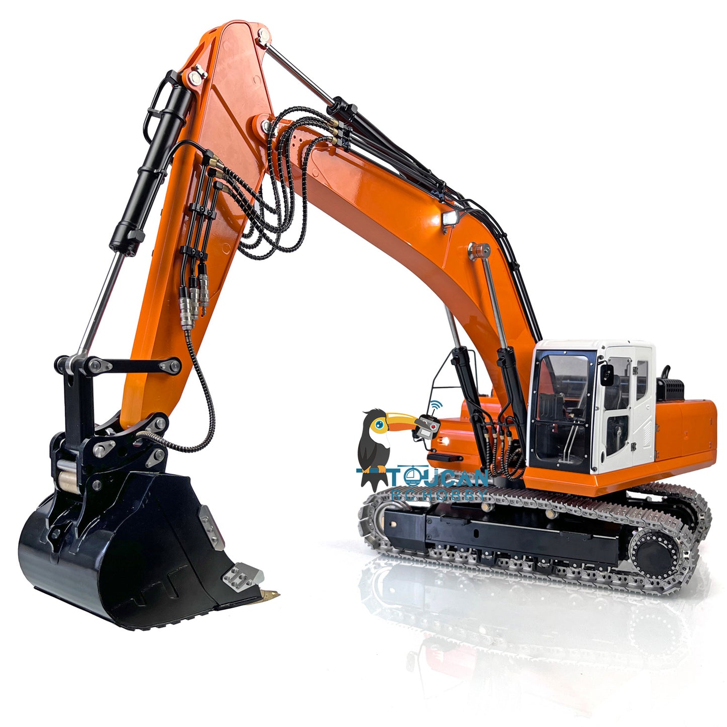 LESU 1/14 RTR PC360 Painted Assembled Metal RC Hydraulic Excavator B0002 With PL18EV Lite Transmitter