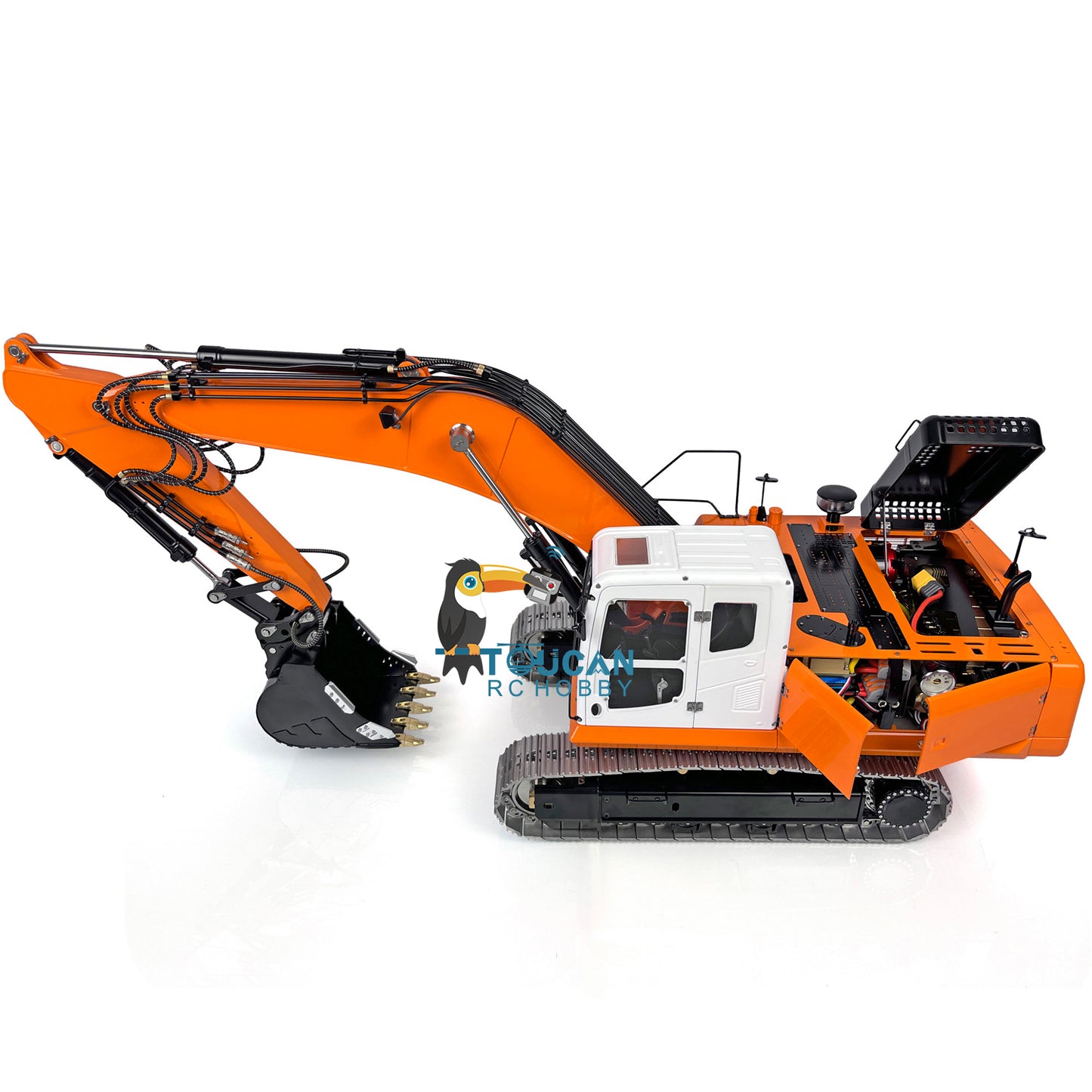 LESU 1/14 RTR PC360 Painted Assembled Metal RC Hydraulic Excavator B0002 With PL18EV Lite Transmitter