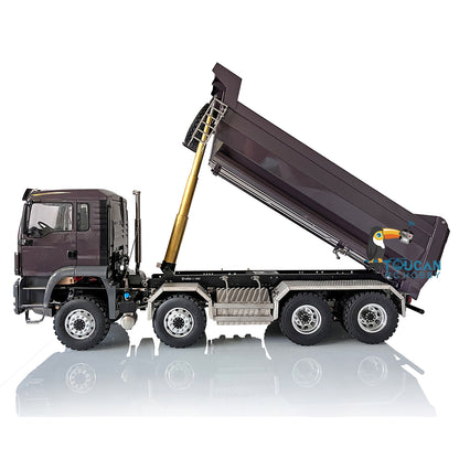 LESU 8x8 Camion-benne hydraulique RC 1/14