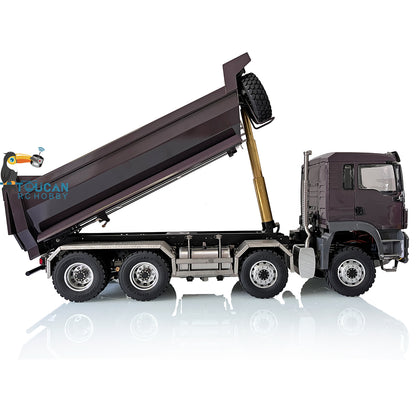 LESU 8x8 Camion-benne hydraulique RC 1/14