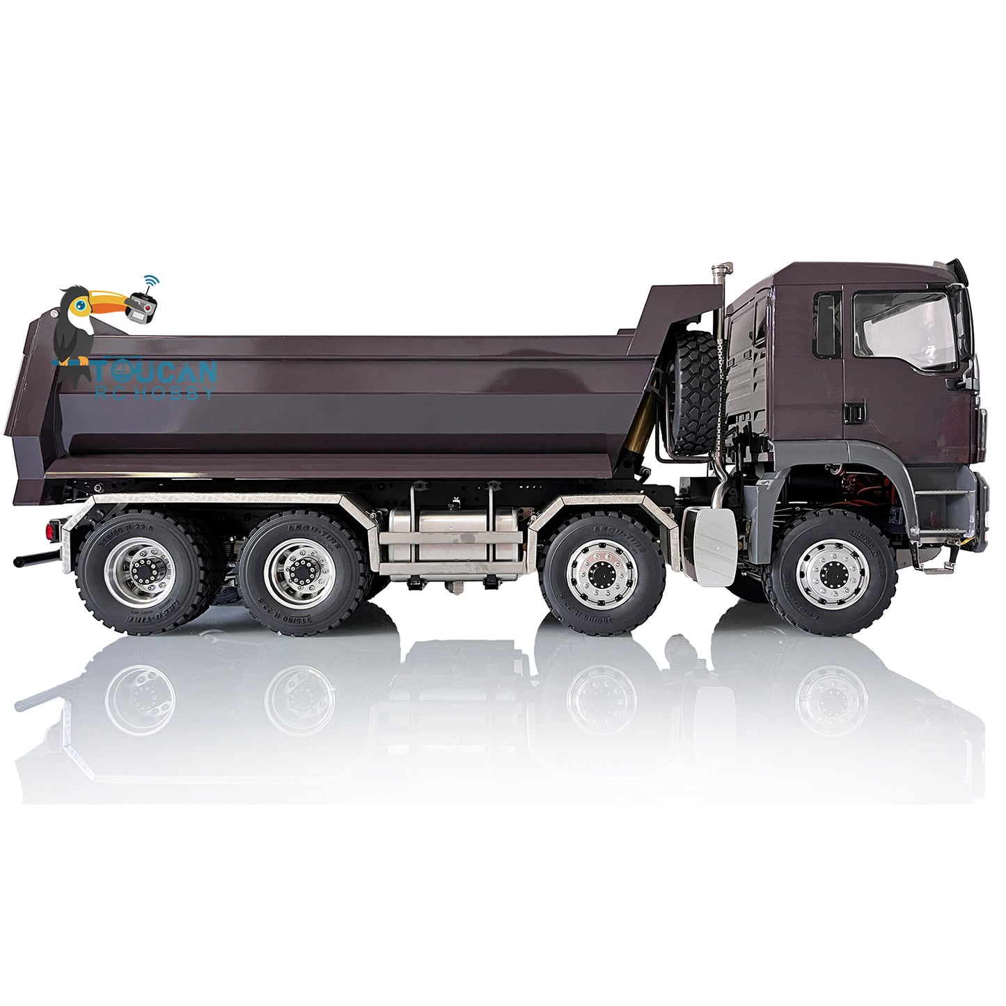 LESU 8x8 Camion-benne hydraulique RC 1/14